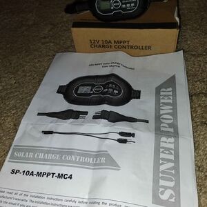 Black Solar Charge Controller